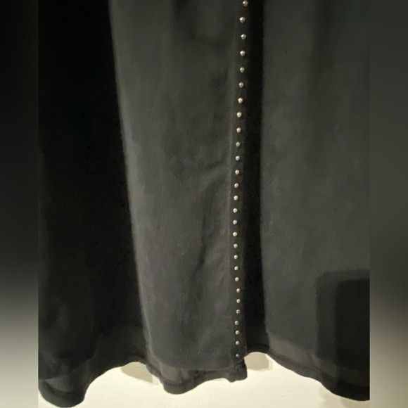STYLE & CO. Women’s soft Faux suede studded  Black top Size XL.NWOT - Picture 7 of 9